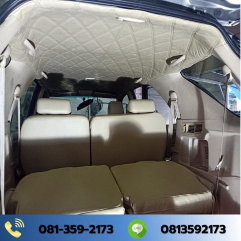 เบาะหนังเต็มคันบวกกรุหลังคาเป็นหนังลาย VIP